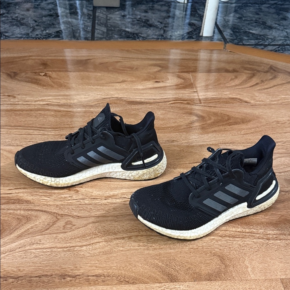 Adidas Women's Black and White used Adidas Ultraboost.